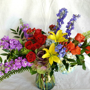 Larkspur Flower Arrangement 